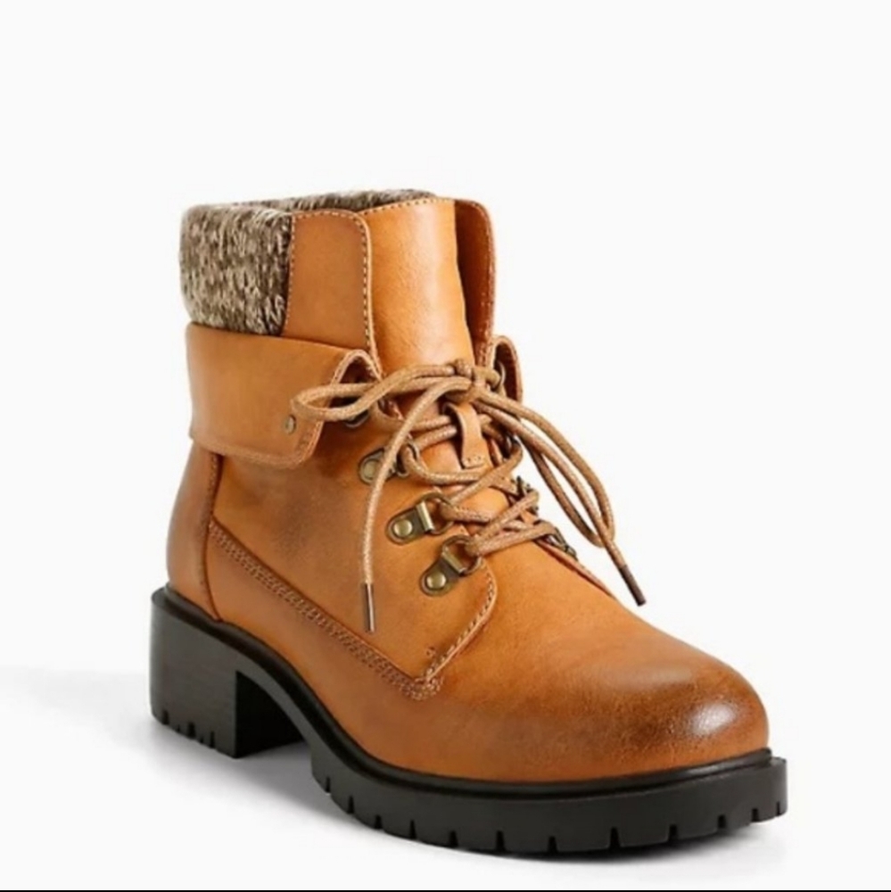 NEW! Torrid Combat Sweater Hiker Boots